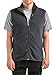 Mens Fleece Jacket Vest Soft Full Zipper