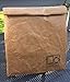 Lunchest Reusable Brown Paper Cooler Lunch Bag for Men, Women & Teens. with Roll Down Top & Strong Magnetic Closure This Light & Tear Resistant Lunch Bag is Washable, Insulated & Eco Friendly.