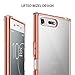 Ringke Xperia XZ Premium Case Fusion Crystal Clear PC Back TPU Bumper Drop Protection/Shock Absorption Technology Raised Bezels Protective Cover - Rose Gold Crystal