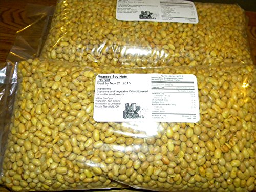 Soy Nuts Roasted Unsalted (no salt) 1 Lb