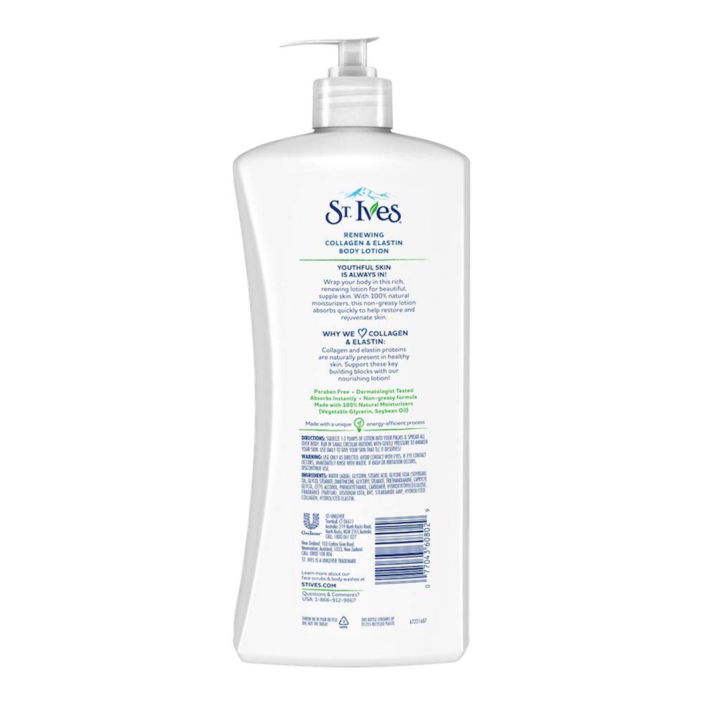 st ives body lotion ingredients