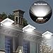 YINGHAO (1 Pack Solar Motion Sensor Light/Outdoor PIR Sensor Solar Powered Led/Waterproof Durable/Fence Driveway Garden Patio Path Decking Light/Improve Security/Made for Quality Outdoor Life