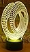 Optical Illusion 3D Corkscrew Lighting by Playtime 123 is a Great Nightlight with a Soft Subtle Glow for Kids. These Eco-friendly Laser Cut Precision LED Lights Make Beautiful Gifts for Mom and Amazing Desk Lamps for Dad. Start Enjoying your very own Multicolored USB Powered Light Today!