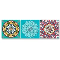 signwin-3 Piece Canvas Wall Art-National Pattern-Canvas Prints Home Artwork Decoration for Living Room,Bedroom - 12