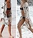 Sierry Womens Bikini Cover ups Loose Floral Print Swimsuit Chiffon Kimono Cardigan Capes
