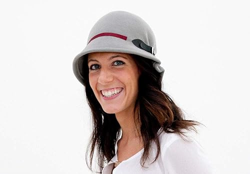 grey cloche hat
