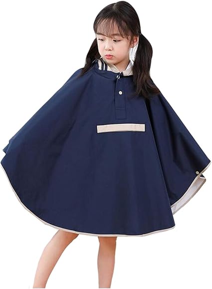 Amazon Piite レインコート キッズ レインポンチョ 子供用 ポンチョ 収納袋付き 完全防水 男女兼用 おしゃれ 軽量 女の子 レインコート シンプル 厚手 梅雨対策 レインウェア 可愛い レインウェア 通販