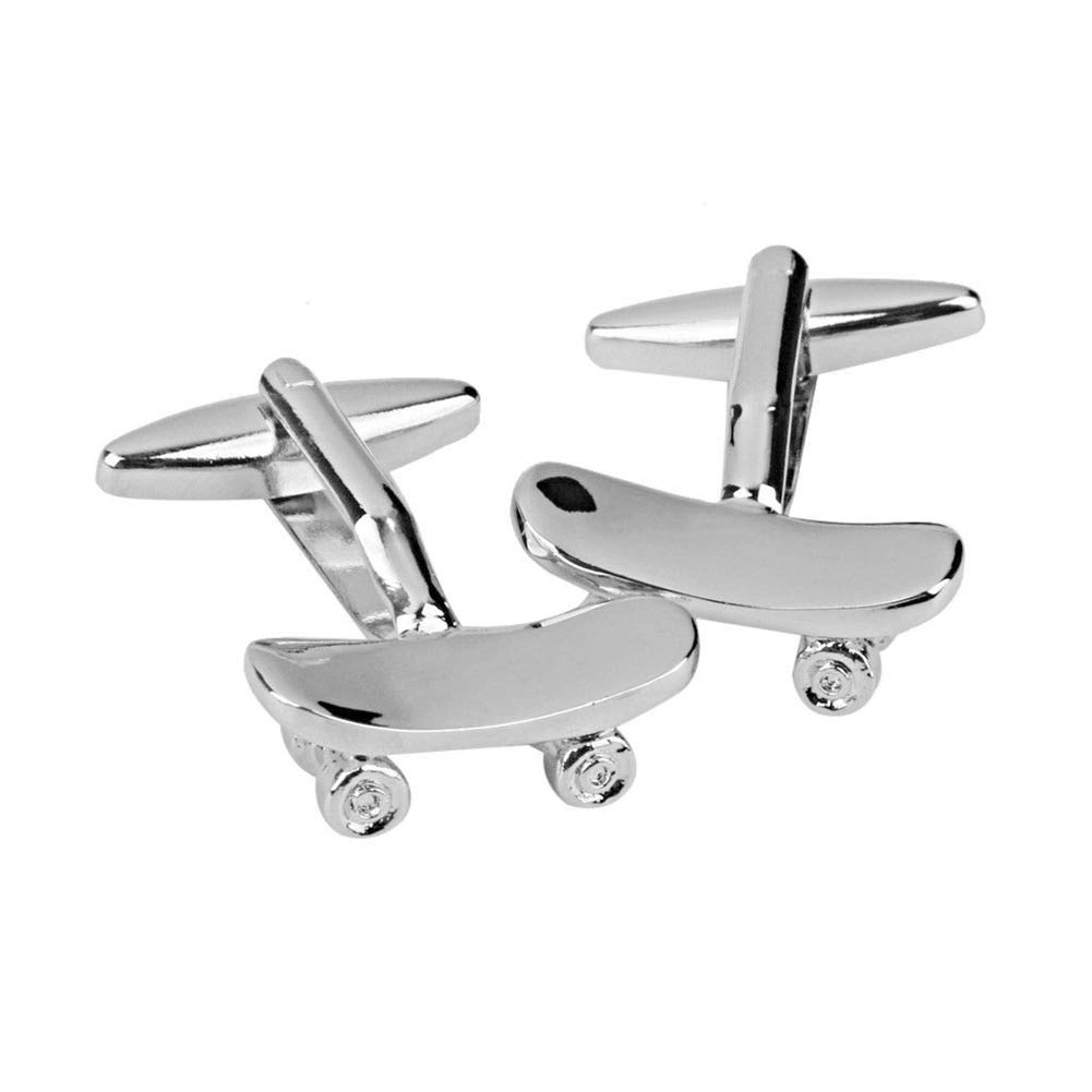 Skateboard Skateboarder Pair Cufflinks