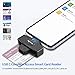 Type C Smart Card Reader Rocketek DOD Military USB-C Common Access CAC Card Reader, Credit Card Reader/Chip Card Reader Compatible with Android Phones, MacBook Pro, iMac and Other Type C Laptops