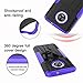 Yiakeng Moto G6 Case, Dual Layer Accessories Bumper Hard Protective Flip Phone Cases Cover with A Kickstand for Motorola Moto G (6th Generation) 5.7