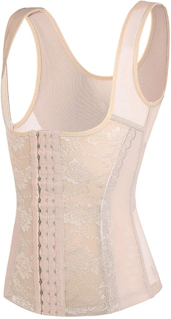 Corsage Shapewear Damen - Korsett Oberteil Mit Spitze Bauchweg
