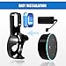 Echo Dot Wall Mount, Echo Dot Holder Hanger Stand for Amazon Alexa Echo Dot 2nd Generation, A Space-Saving Solution for Your Smart Home Speakers without Messy Wires or Screws - Black