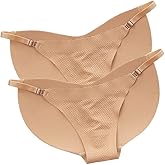 Aimery women's 2pcs Padded Seamless Lifter Butt Hip Enhancer Panties Shapewear Booty Lifting Shape Panty