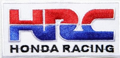 HONDA RACING HRC Motorsport Motorcycle Motocross Logo Sign Biker Racing Patch Iron on Applique Embroidered T shirt Jacket Costume BY SURAPAN