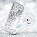 Maxdara Case for iPhone 6 Plus iPhone 6S Plus Glitter Liquid Case TPU Bumper Anti-Shock Sparkle Floating Bling Pretty Girls Women Case for iPhone 6 Plus 6S Plus 7 Plus 8 Plus 5.5 inches (Silver)