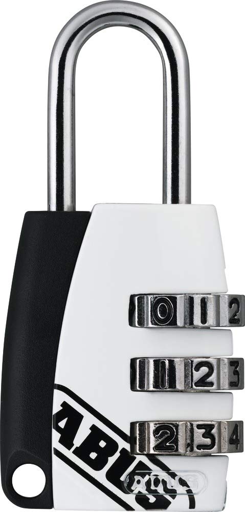 ABUS 53510 Die Cast Combination Padlock - White