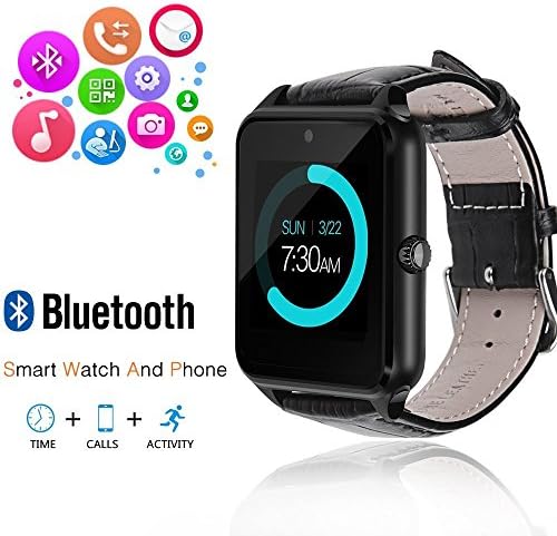 Smart Watch Phone for IOS and Android Smartphones FENGZHAO FZ09(Black)