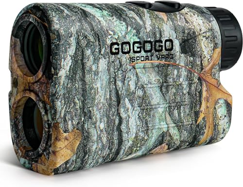 Gogogo Sport Vpro GS03 Golf Rangefinder with Slope Compensation, 1000 Yards Laser Range Finder with Flag Lock, Vibration