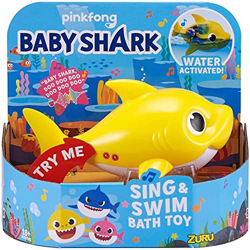 Robo Alive Junior Baby Shark Battery-Powered Sing and Swim Bath