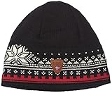 Dale of Norway Anniversary Hat, Black/Raspberry/Off White, One Size