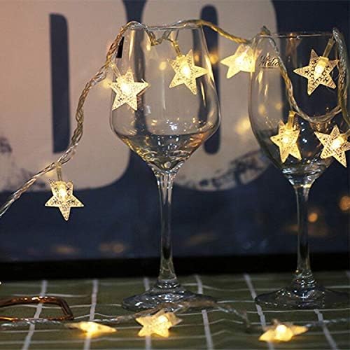 Star LED Fairy Lights, 10M 80 String Lights USB 8 Modes for Christmas Halloween Party Home Bedroom Decoration (Warm White) - Image 3