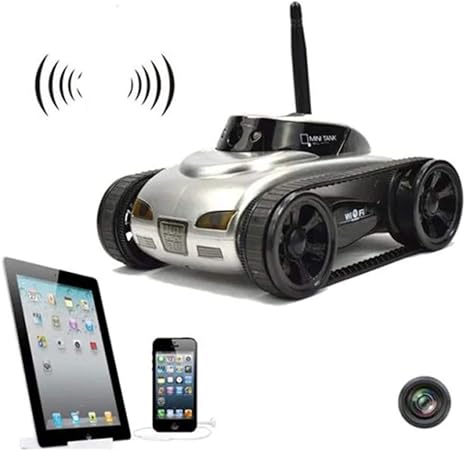 Amazon Absir カメラのおもちゃが付いている実時間伝達ビデオwifiタンクrc車 グレー ラジコン ドローン 通販