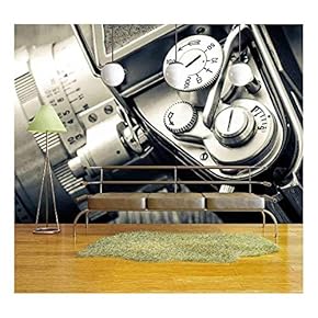 Detail of Old Classic Camera Mechanical dials in Vintage Monochrome Style - Removable Wall Mural | Self-Adhesive Large Wallpaper - 66x96 inches