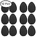 12 Pairs Anti-slip Shoe Grips,AUSAYE Self-adhesive Anti-slip High-heeled Shoes Sole Protector Pads Sticker Rubber Black