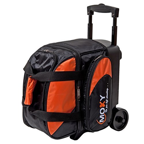 Moxy Bowling Products Single Deluxe Roller Bowling Bag- Orange/Black