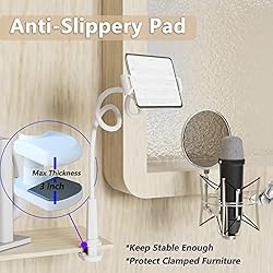 Tablet Stand Holder, Mount Holder Clip with Grip