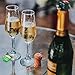 WILLBOND 24 Pieces Christmas Wine Glass Charms for Stem Glasses, Wine Glass Identifier Charms Drinker Gift for Tasting Party Favors Family Gathering