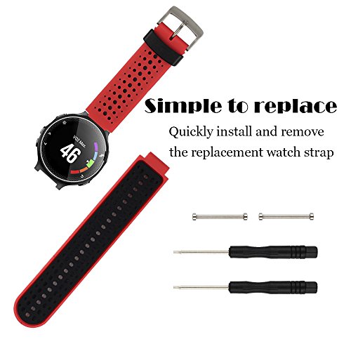 honecumi Bands Compatible with Garmin Approach S20/ S5/ S6/Forerunner 220/ 230/ 235/235Lite/ 620