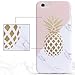 Imikoko iPhone 6s Plus Case, Hard Case Print Crystal for iPhone 6 Plus - Pineapple Pattern Slim Fit Snap On Hard Shell Back Case for iPhone 6 Plus & 6S Plus