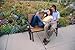Lifetime 60055 Glider Bench, Faux Wood, 4', Brown