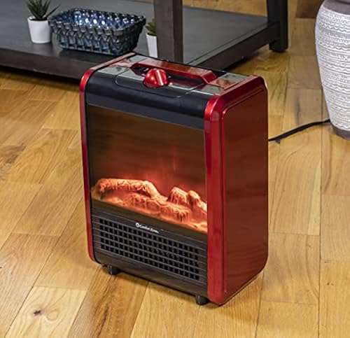 Comfort Zone CZFP1 Portable Fireplace Heater Electric