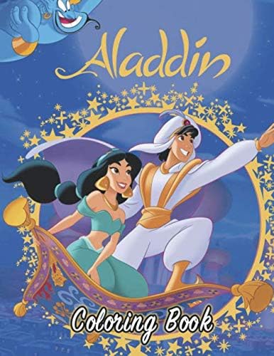 Aladdin Coloring Book: Great Activity Book for Kids Paperback – Large Print, May 29, 2019