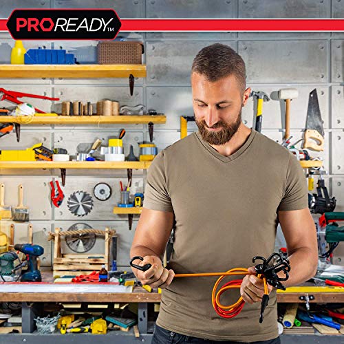 PROREADY Rubber Bungee Cords with Hooks Bungee Cord Set with Canopy