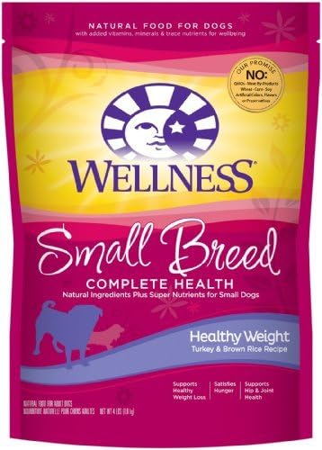 Wellness Complete Health Natural Dry Dog Food - Small Breed Healthy Weight Recipe - 4lb by Wellness Complete Health
