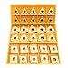30PCS CNMG 431 + WNMG 431 + TNMG 331 CNC Lathe Indexable Solid Carbide Turning Insert Blade for Lathe Turning Tool Holder for The Finishing of Steel