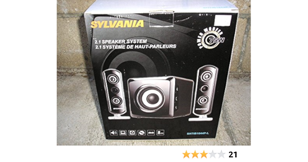 sylvania 2.1 bluetooth speaker system