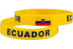 Evankin Country Flag Unisex Silicone Bracelet Rubber Sports Fashion Wristband