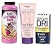 No Sweat Lady Body Bundle: Fresh Breasts 3.4 oz, Lady Anti Monkey Butt 6oz and Certain Dri 1.2 oz Roll On Female Deodorant Kit