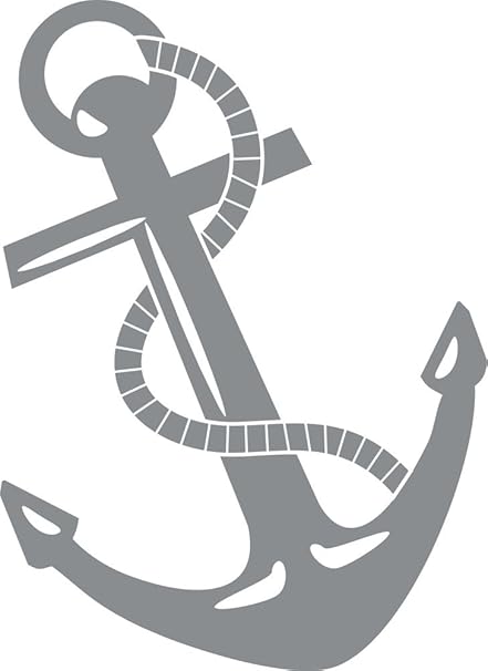 GRAZDesign Wandtattoo Anker maritim Badezimmer-Aufkleber für Fliesen