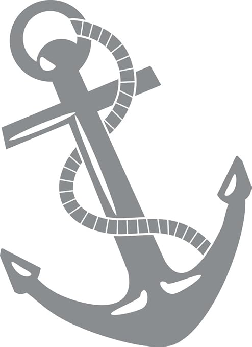 GRAZDesign Wandtattoo Anker maritim Badezimmer-Aufkleber für Fliesen