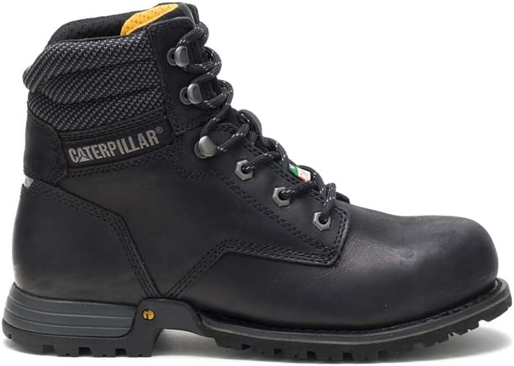 Caterpillar Botas de Seguridad para Mujer, Negro, 5