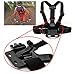 Elastic Strap Action Camera Chest Harness Mount for Gopro Hero Series, Xiaomi yi, SJCAM, AKASO EK7000,APEMAN,SOOCOO,ODRVM,SJCAM,Campark,Lightdow,ThiEYE Sports Camera
