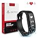 AK1980 Waterproof Fitness Tracker with Heart Rater Monitor Activity Tracker (2017 version)