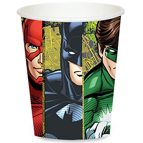 Justice League Cups, 9 oz., Party Favor