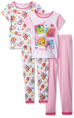 Shopkins girls  big girls  keep shopping 4-piece cotton pajama se…