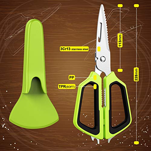 2021 Updated Kitchen Scissors Separable Heavy Duty Kitchen Shears for Chicken, Poultry, Fish